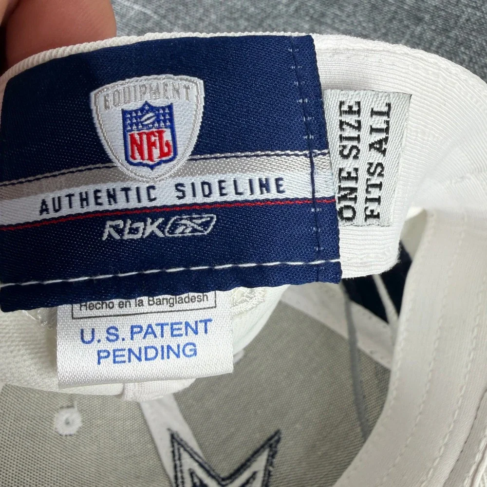 Vintage Dallas Cowboys Hat Mens OSFA NFL Reebok Authentic Sideline Cap 2007